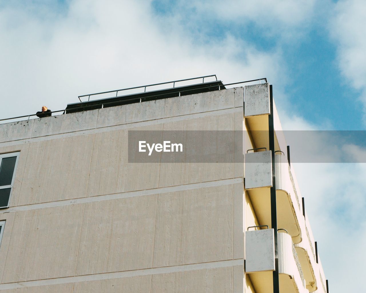 Low angle view of building against sky