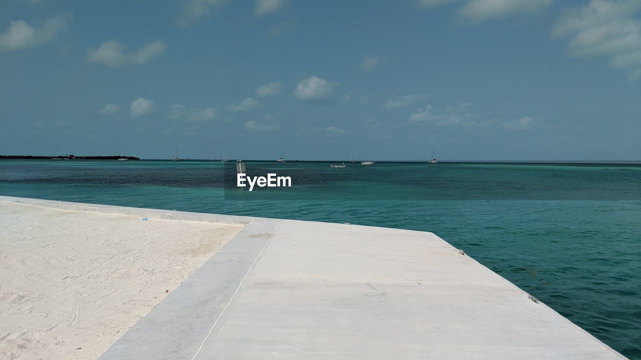 SCENIC VIEW OF SWIMMING POOL AGAINST SKY