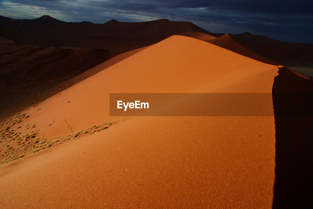 Desert landscape and sky