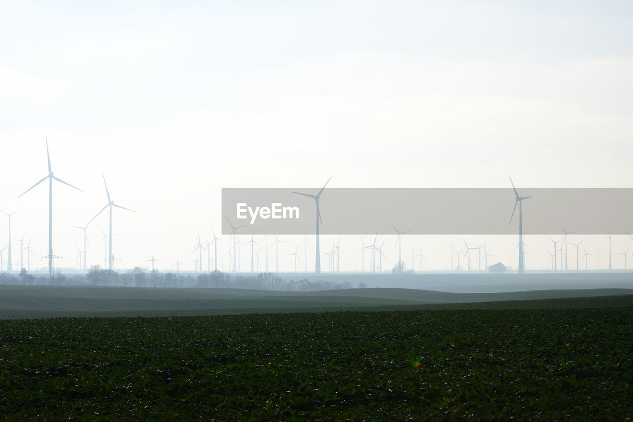 WIND TURBINES ON LAND