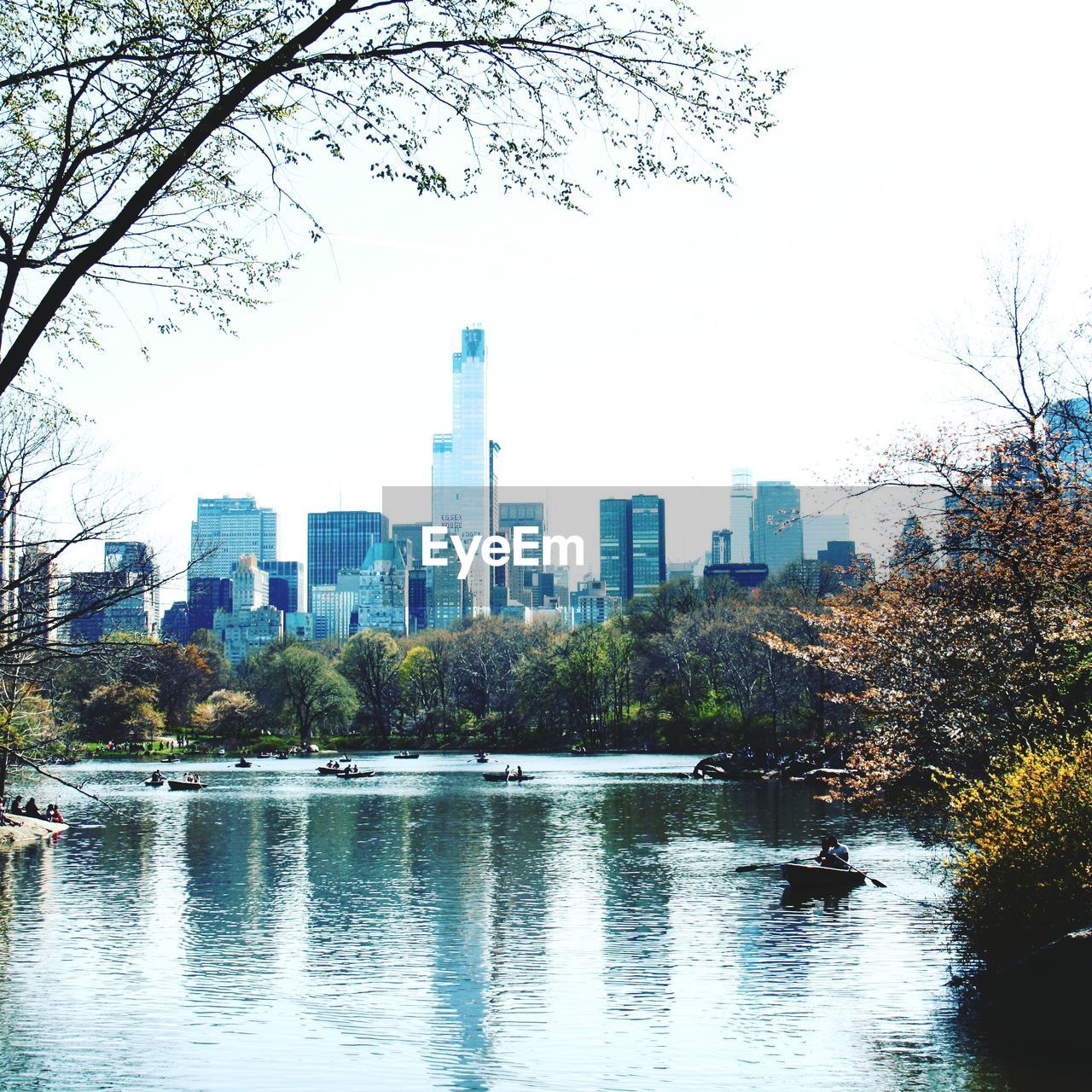 CITY SKYLINE WITH WATERFRONT