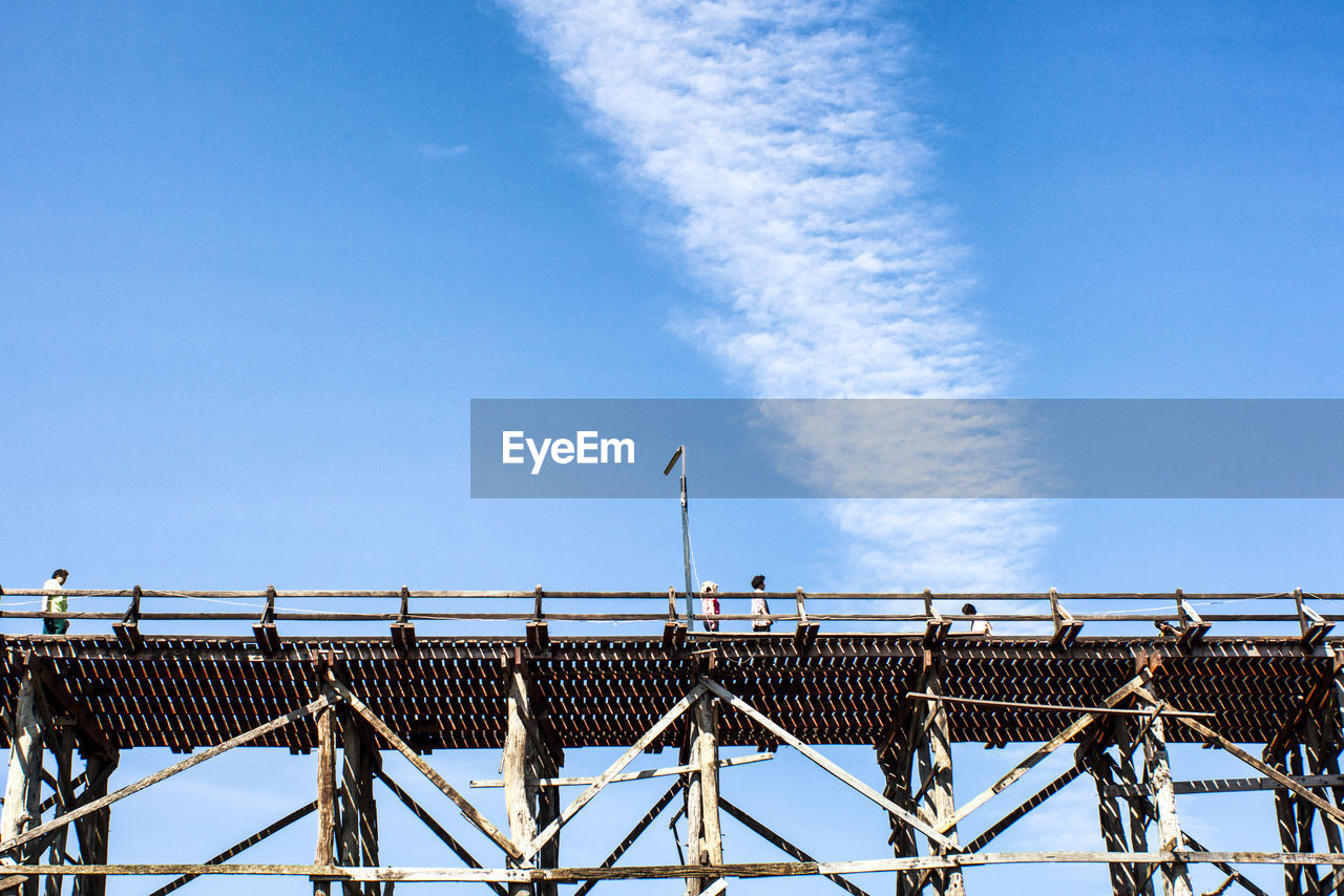 This is longest wooden bridge in thailand, at sangkhlaburi