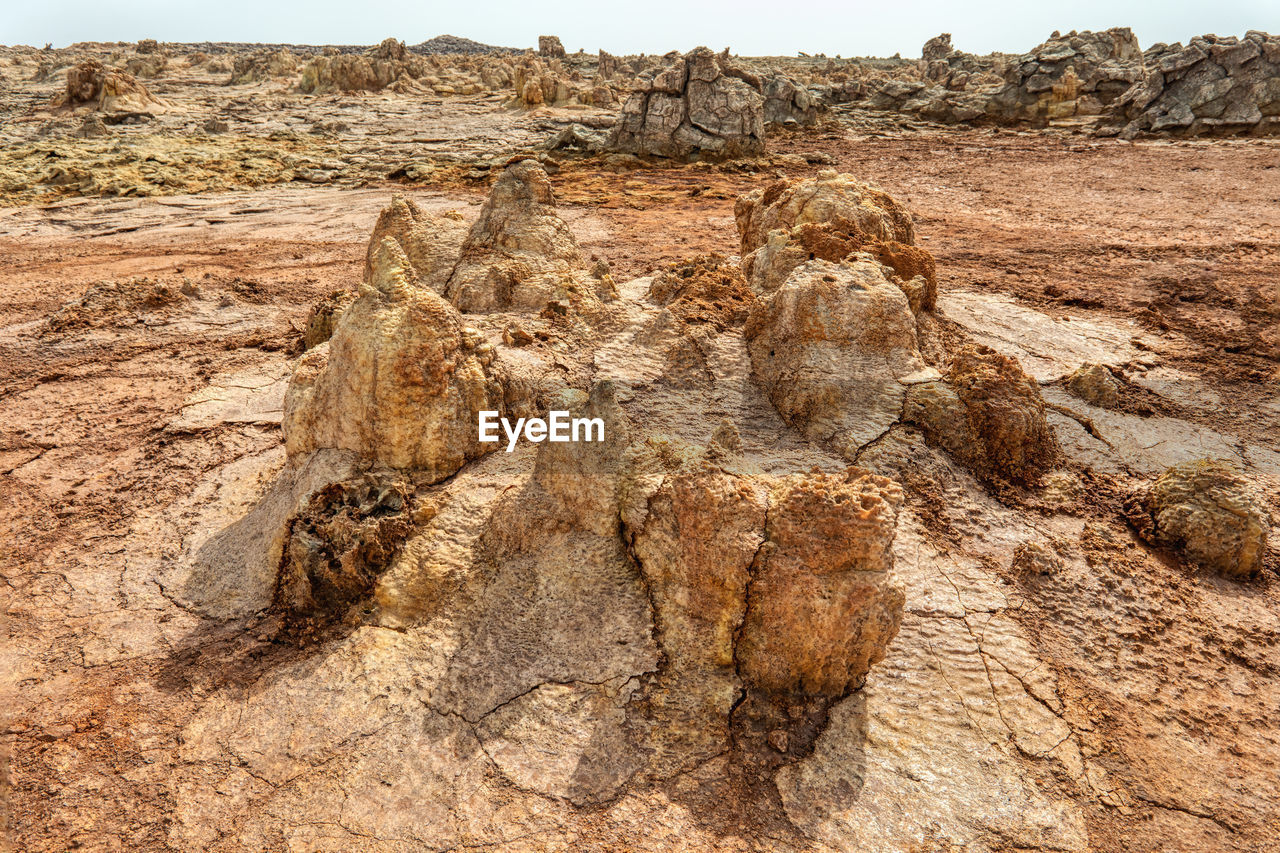 SCENIC VIEW OF ROCK FORMATIONS ON LAND