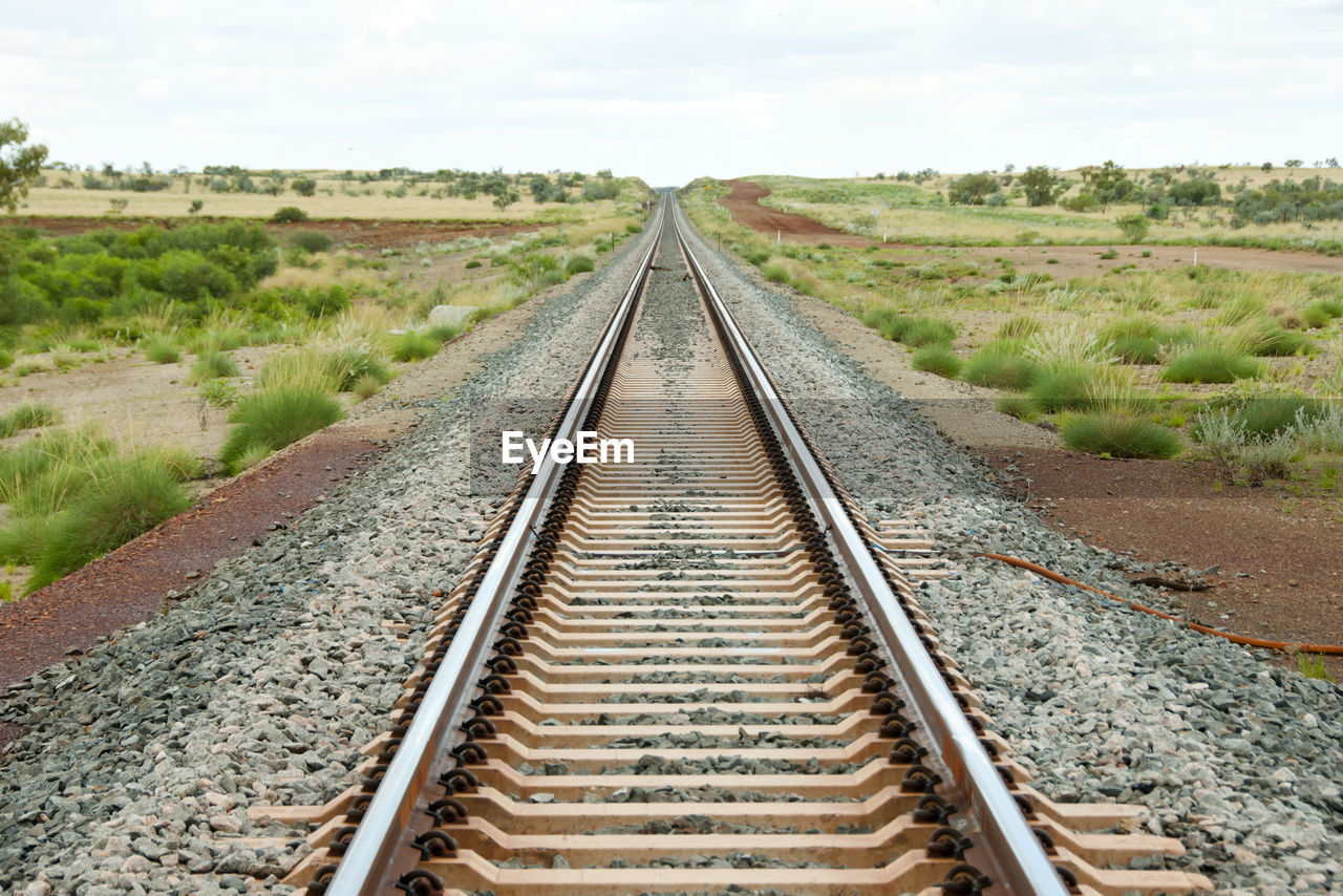 VIEW OF RAILROAD TRACK