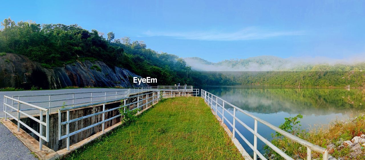 Scenic view of bridge against sky