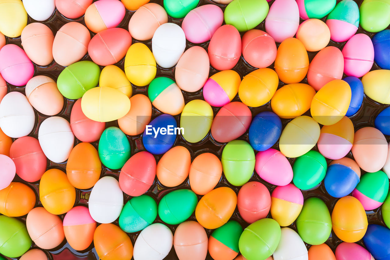 Full frame shot of multi colored candies