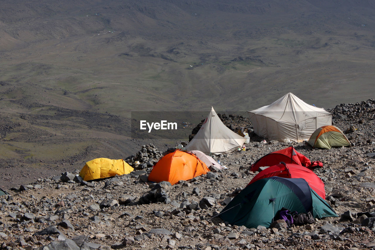 TENT AGAINST SKY