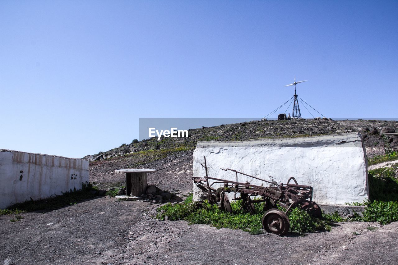 VIEW OF PLANTS AGAINST CLEAR SKY