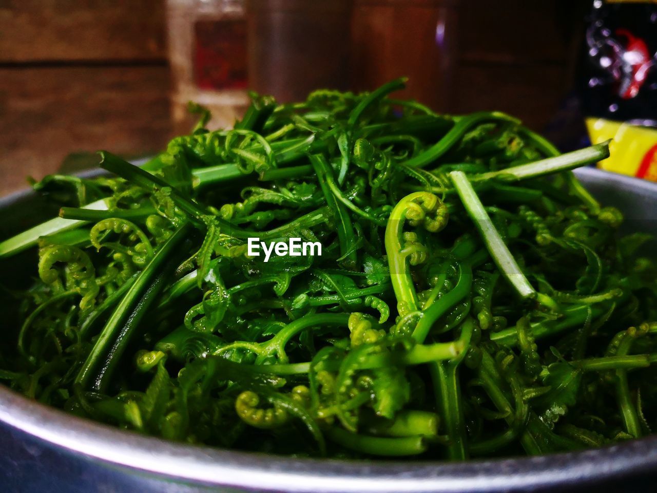 Close-up of vegetables in container