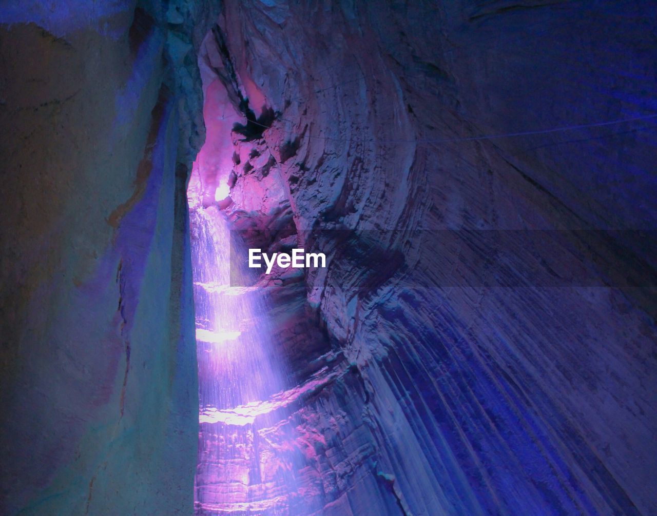 Low angle view of ruby falls