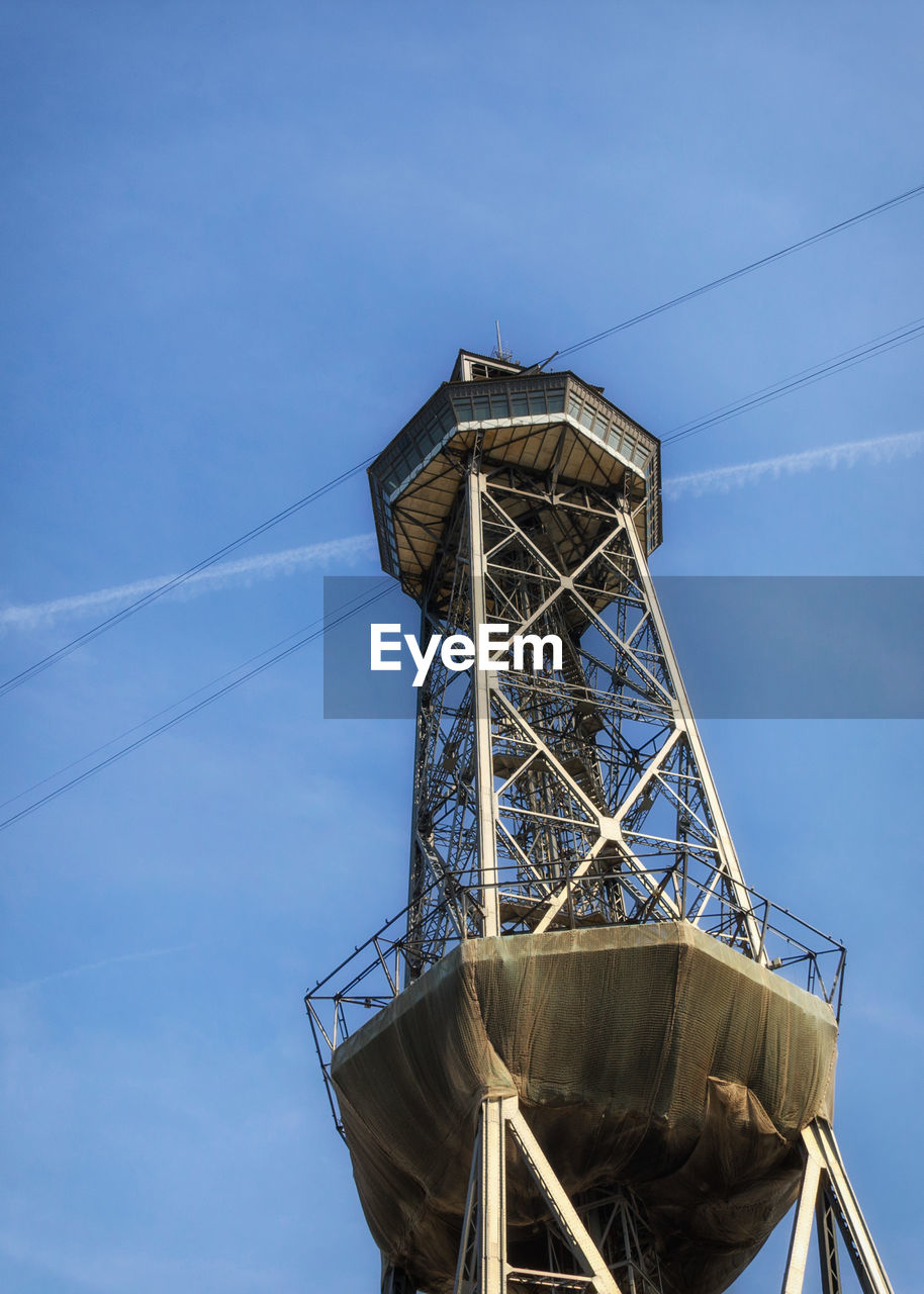 LOW ANGLE VIEW OF WATER TOWER