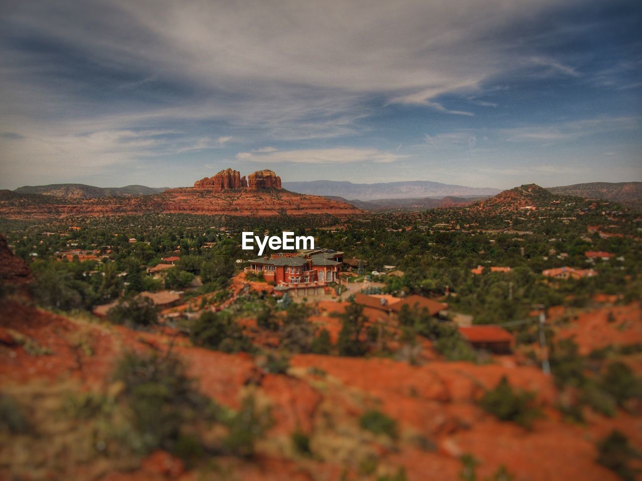 Scenic view of landscape against sky