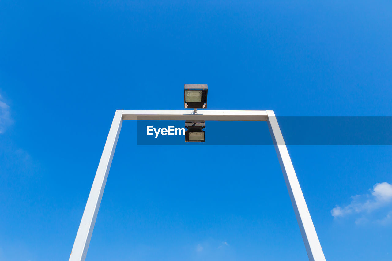 LOW ANGLE VIEW OF INFORMATION SIGN AGAINST SKY