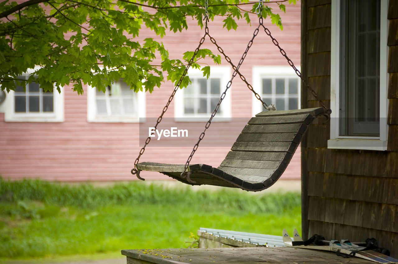 Brattleboro, vermont front porch swing