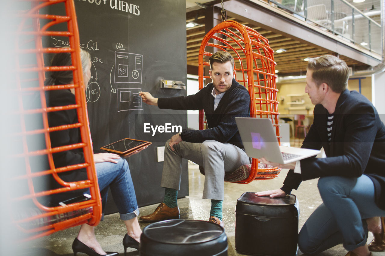 Business people planning in creative office