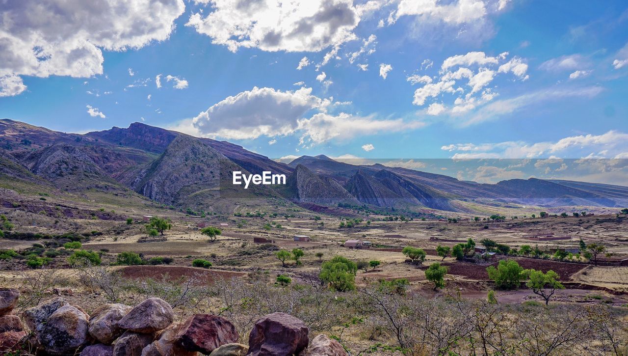 Scenic view of landscape against sky