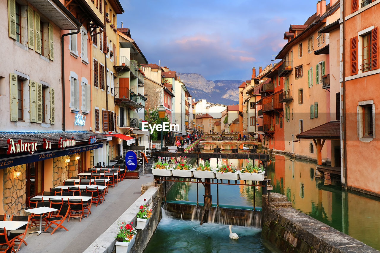 VIEW OF CANAL ALONG CITY