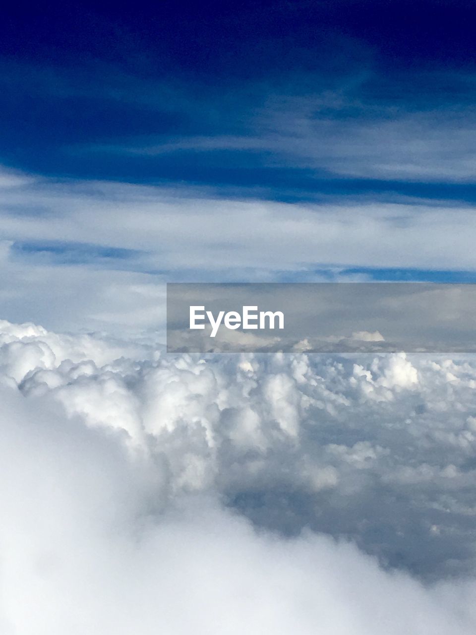 Aerial view of clouds in sky