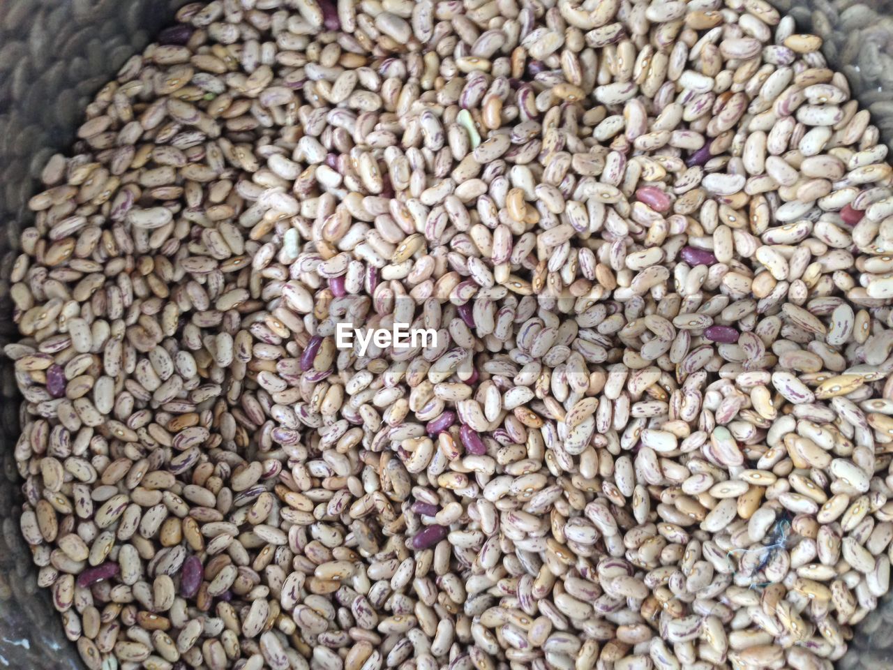 Overhead view of pulses for sale
