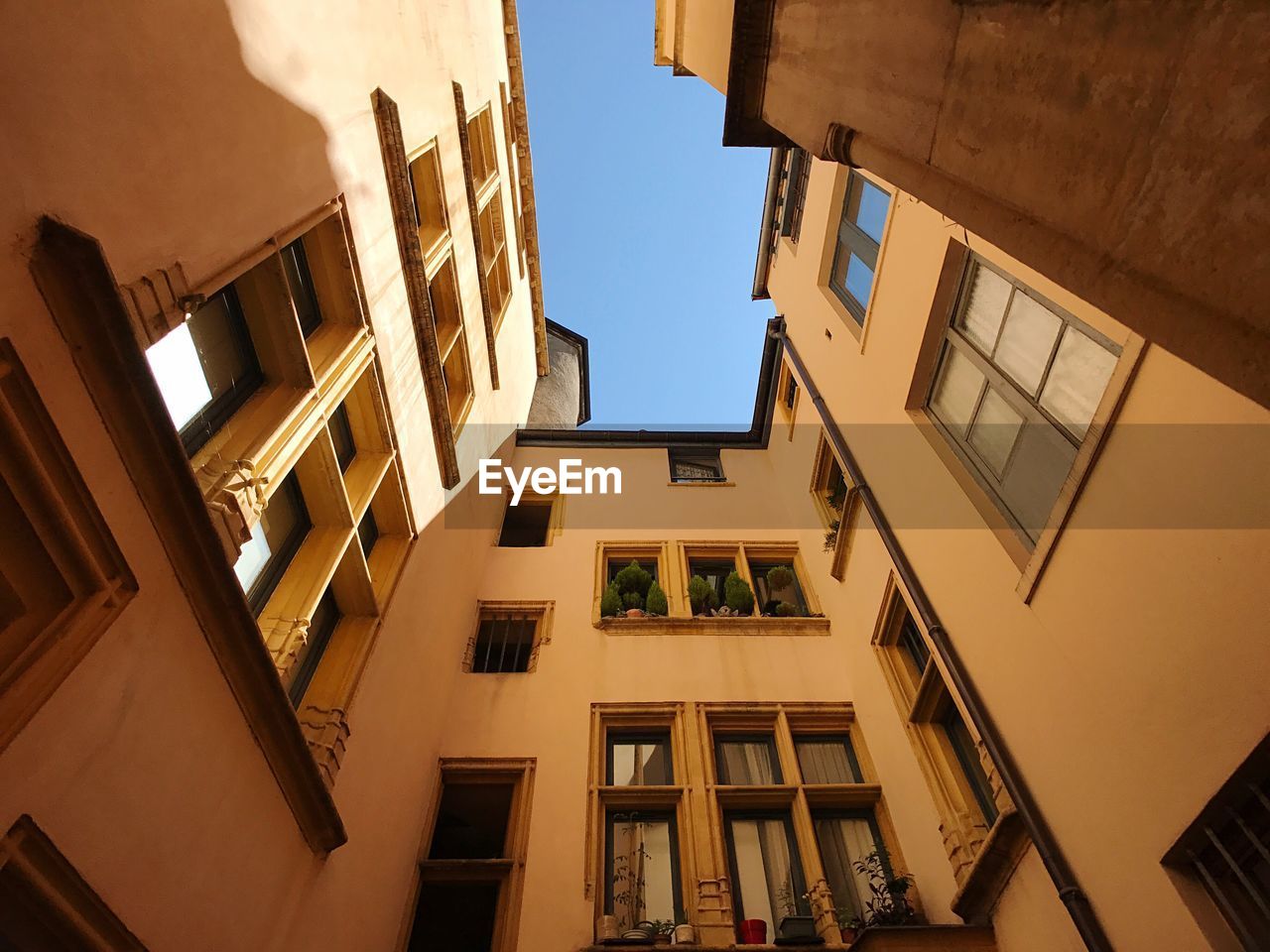 LOW ANGLE VIEW OF RESIDENTIAL BUILDINGS