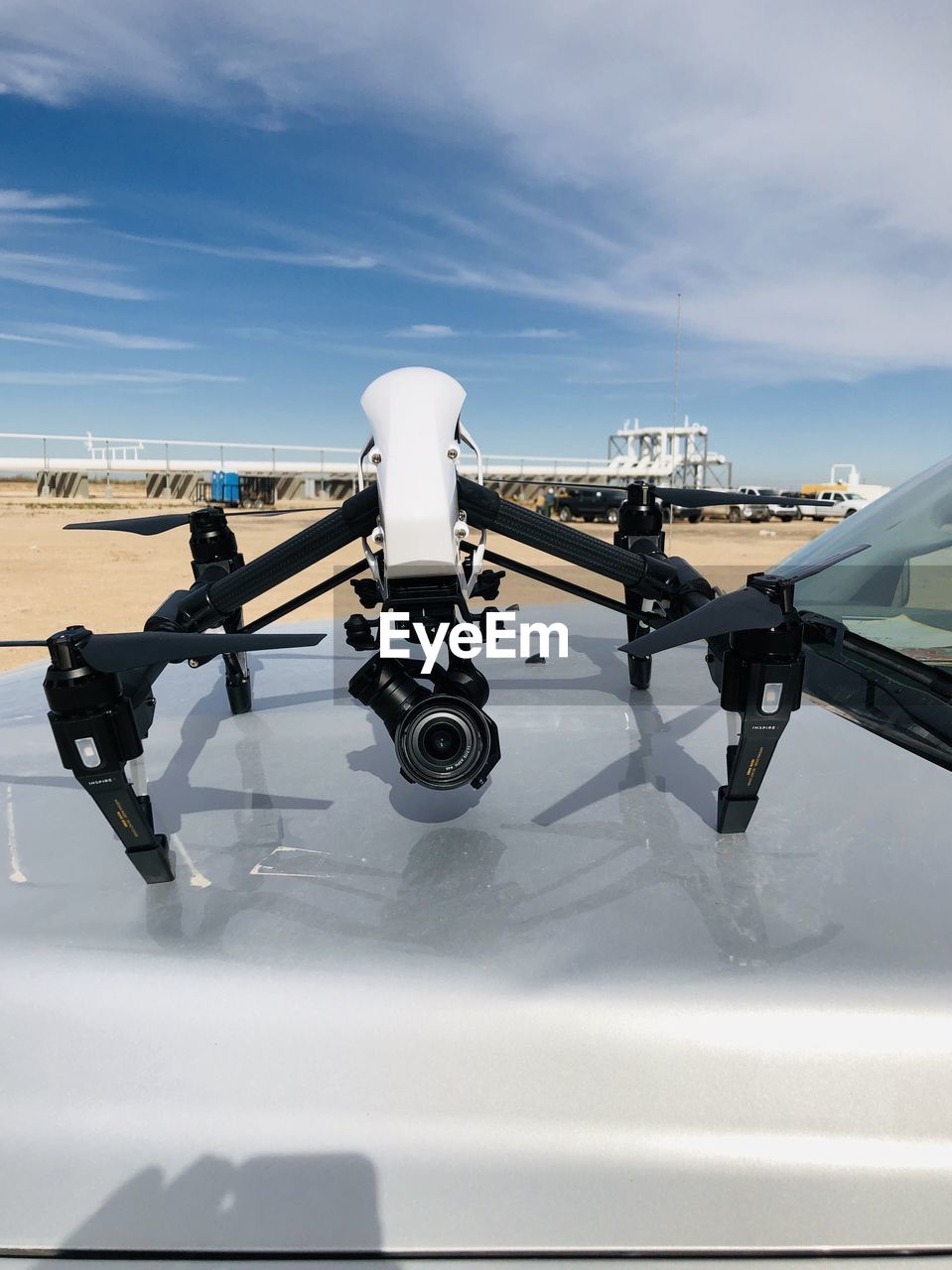 CLOSE-UP OF AIRPLANE AGAINST SKY