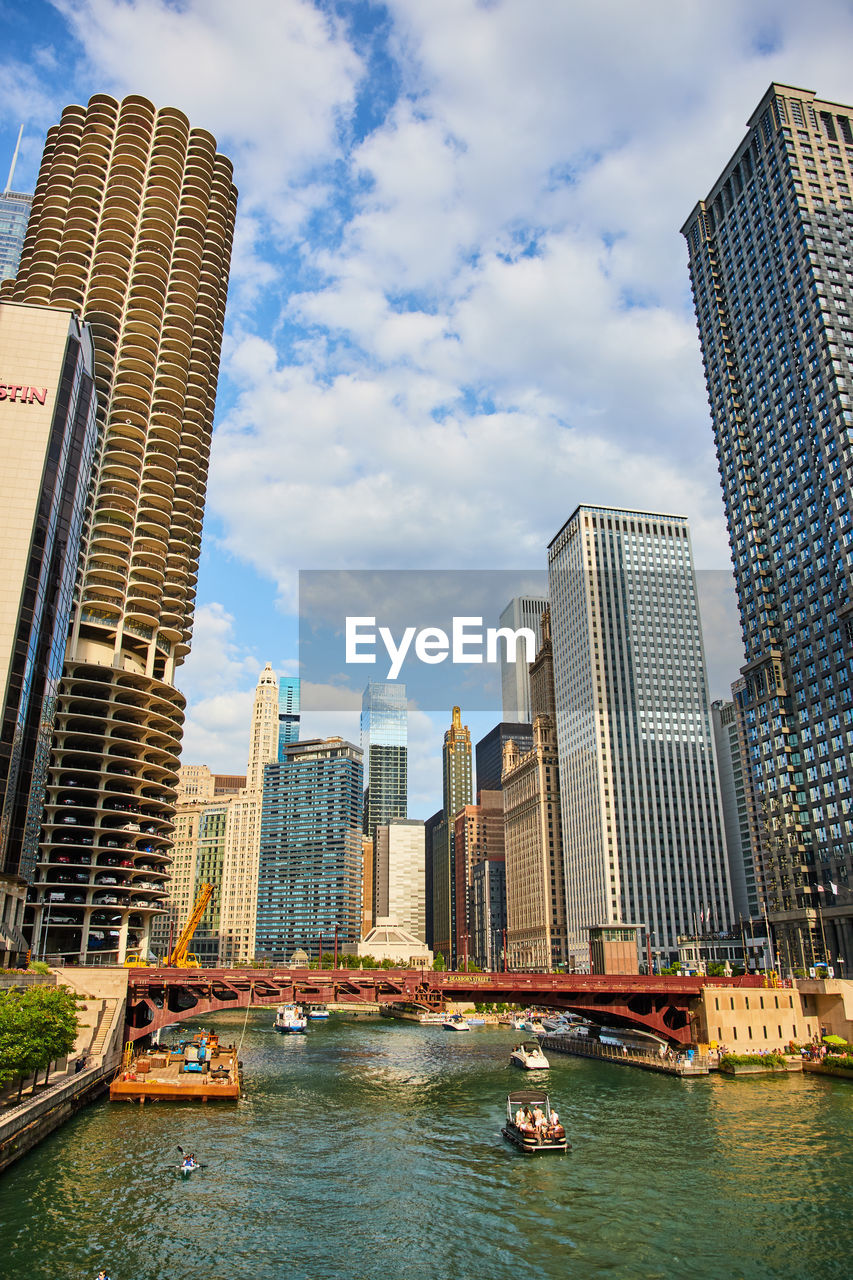 modern buildings in city against sky