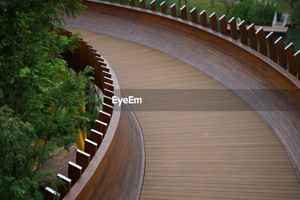 VIEW OF BOARDWALK IN WATER