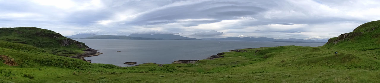 Panoramic view of landscape against sky