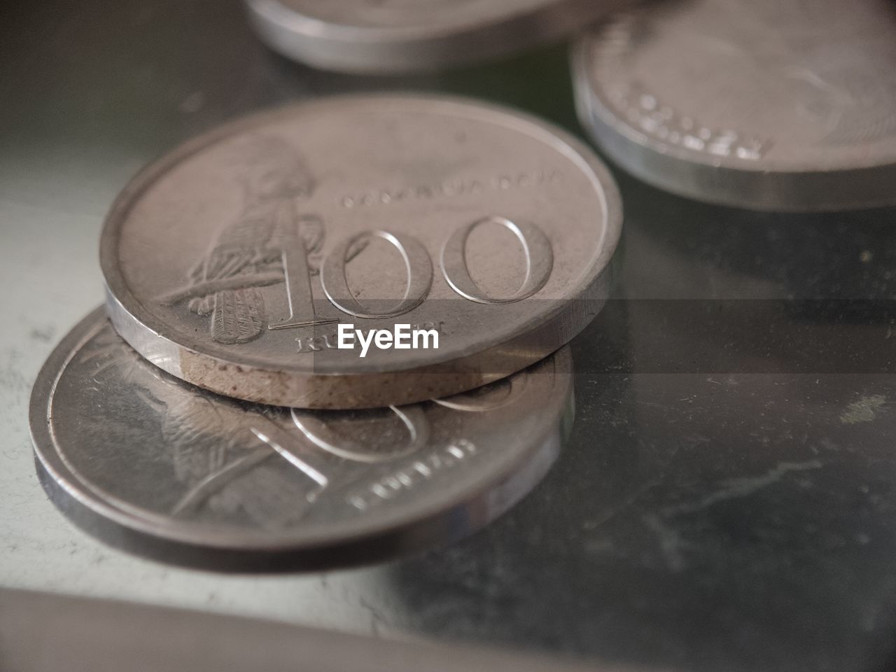 finance, coin, business, currency, wealth, metal, close-up, finance and economy, business finance and industry, money, savings, indoors, no people, still life, silver, economy, selective focus, money handling, cash, number