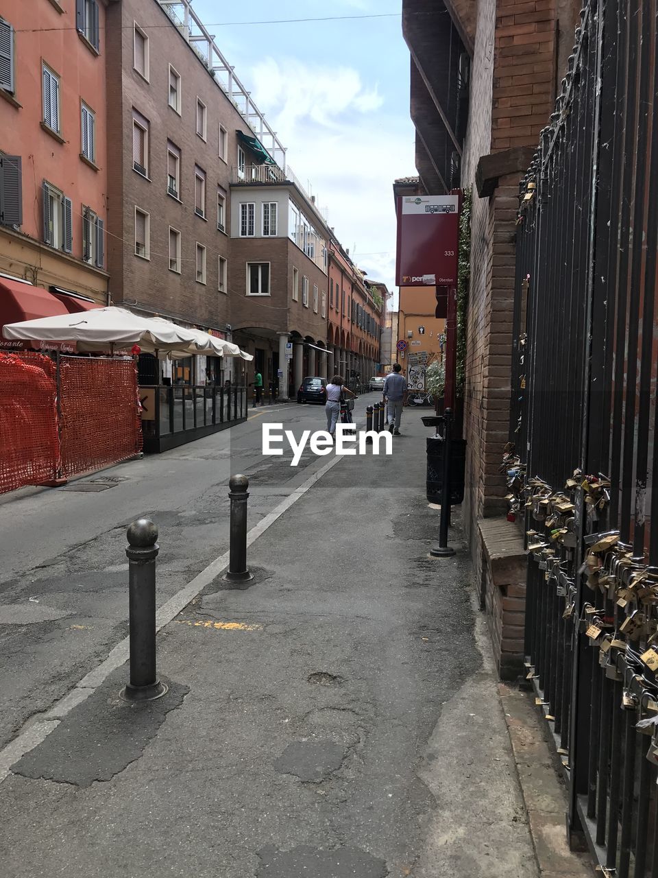 Street amidst buildings in city