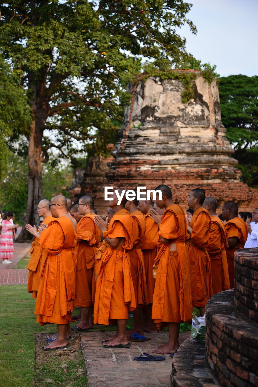 REAR VIEW OF A TEMPLE