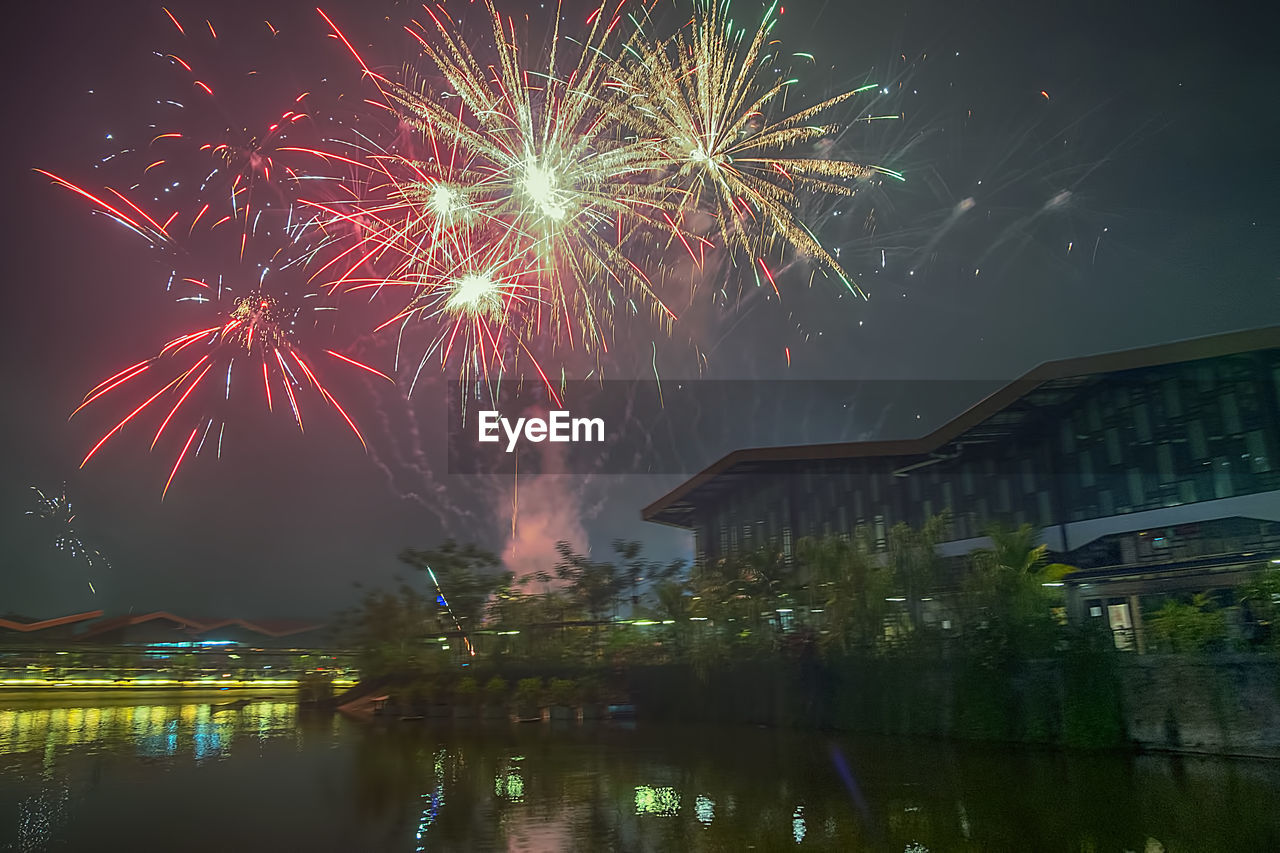 FIREWORK DISPLAY IN SKY