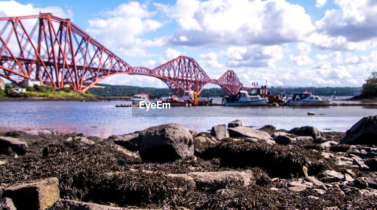 VIEW OF BRIDGE OVER RIVER