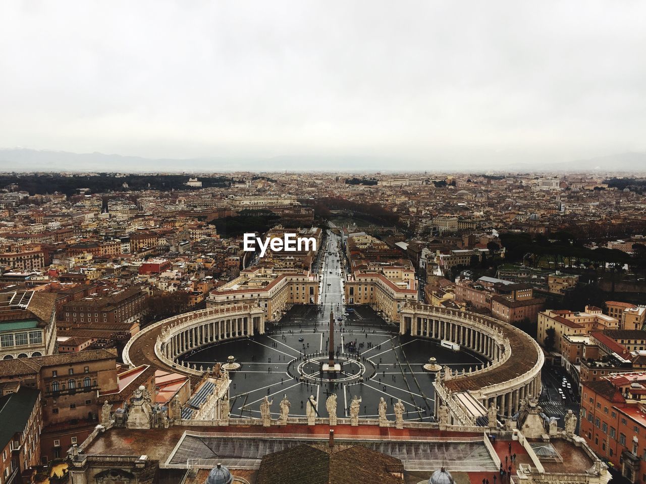 Aerial view of the vatican