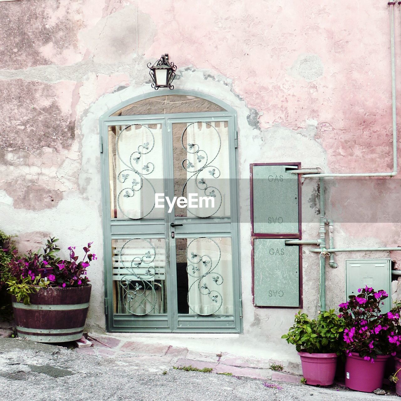 CLOSED DOOR OF HOUSE