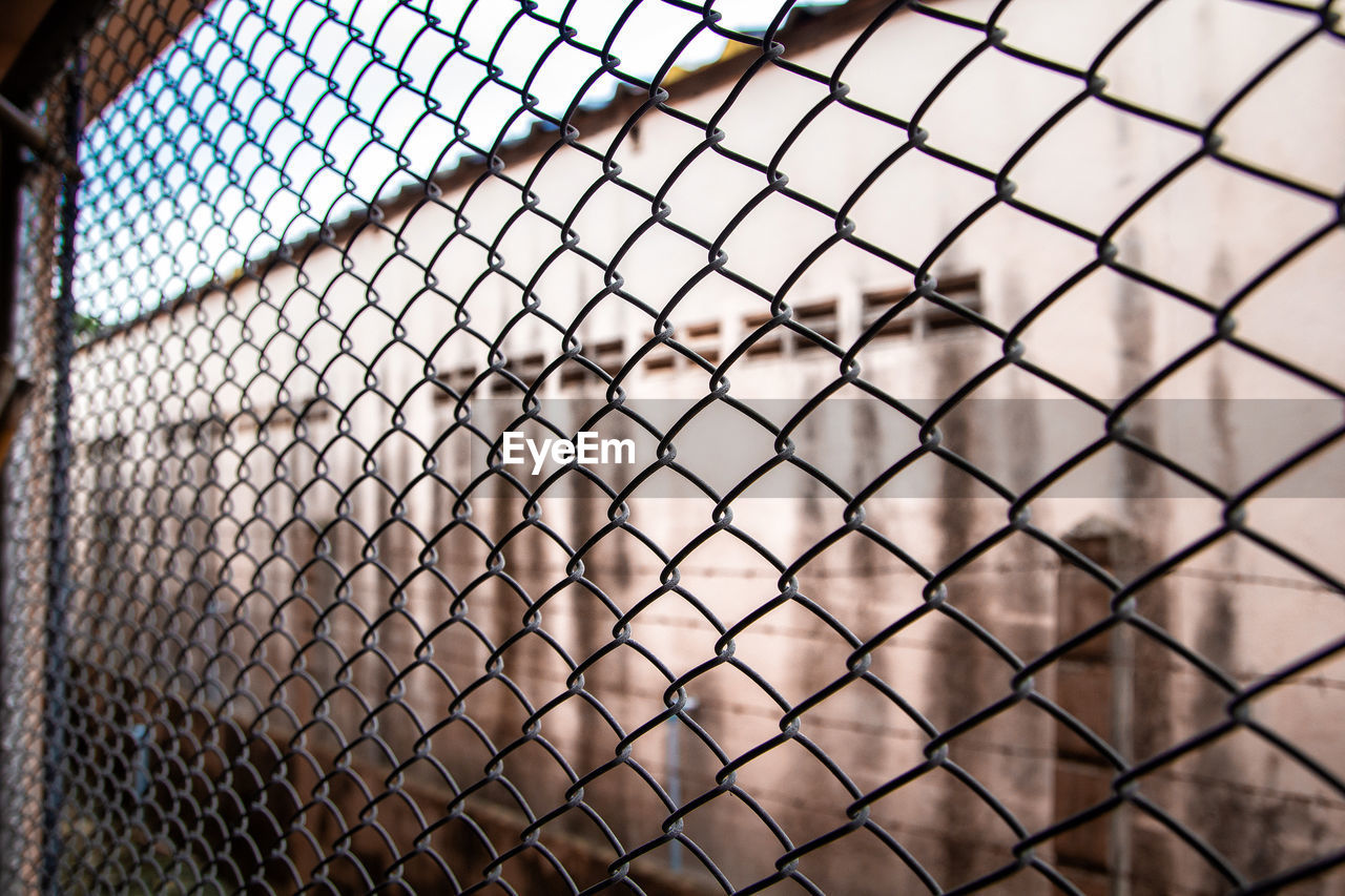 Full frame shot of chainlink fence