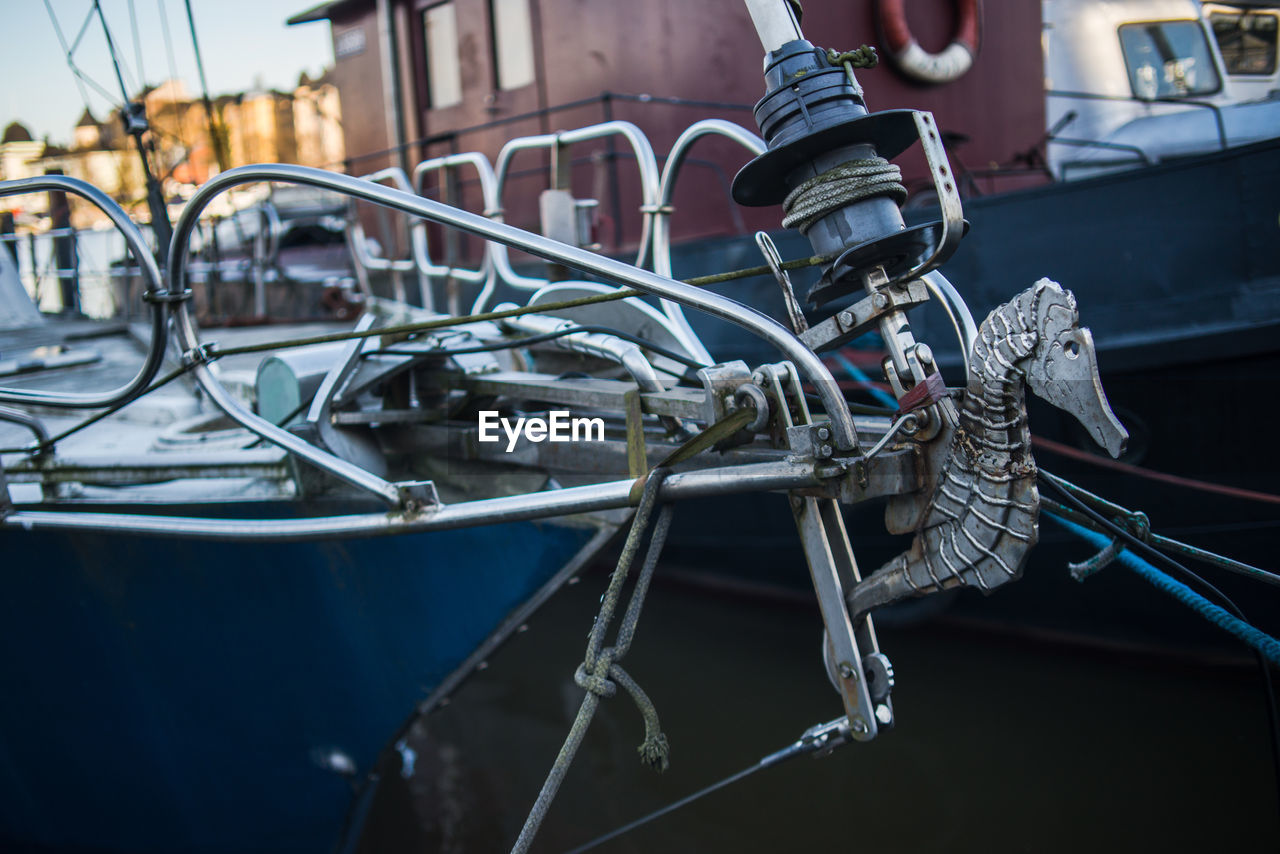 Close-up of boat