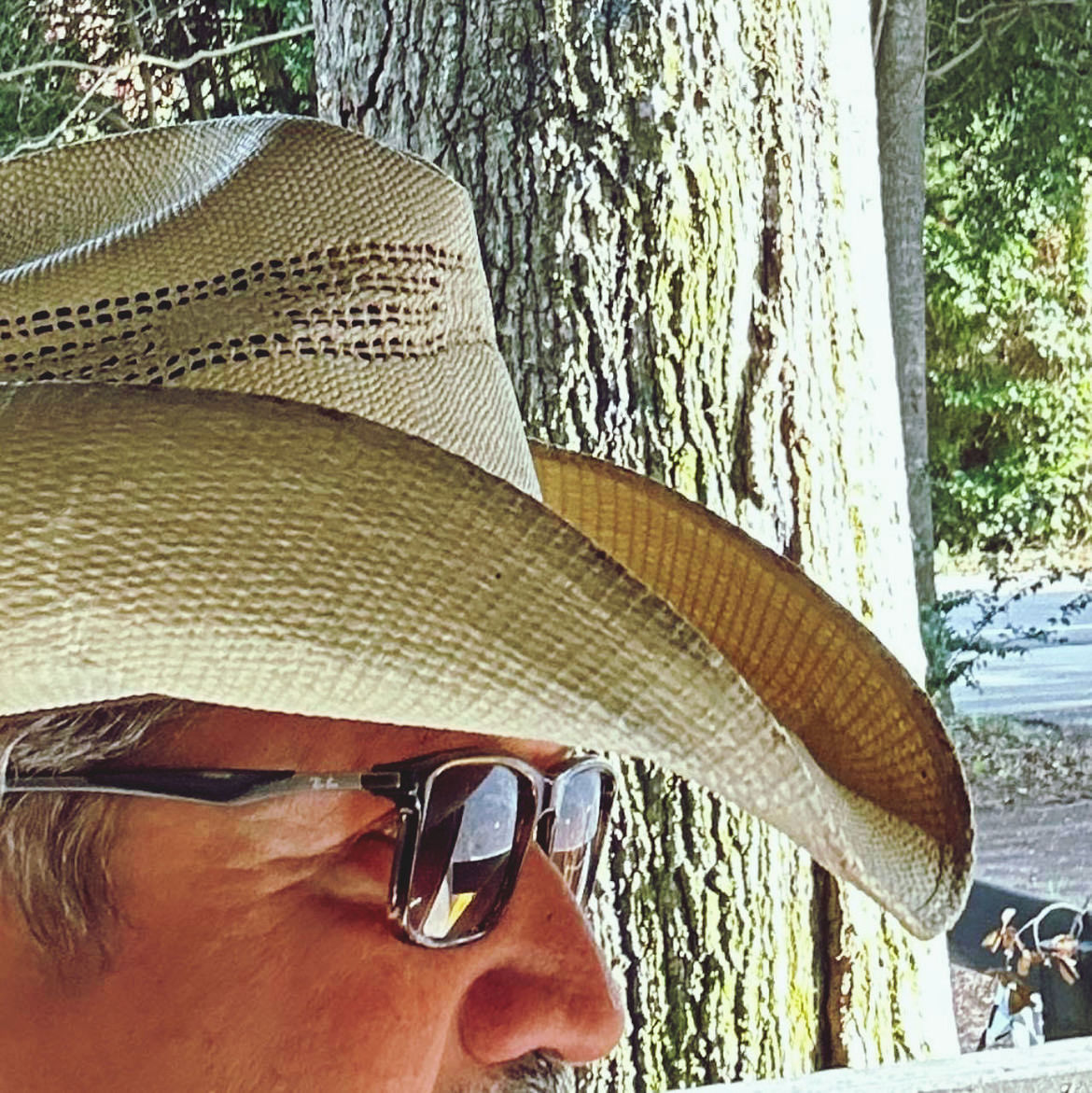 fashion accessory, one person, hat, sun hat, sunglasses, headshot, day, leisure activity, glasses, adult, portrait, lifestyles, fashion, men, nature, outdoors, sunlight, straw hat, cowboy hat, close-up, women, clothing, person, human face, cap, tree, fedora, security
