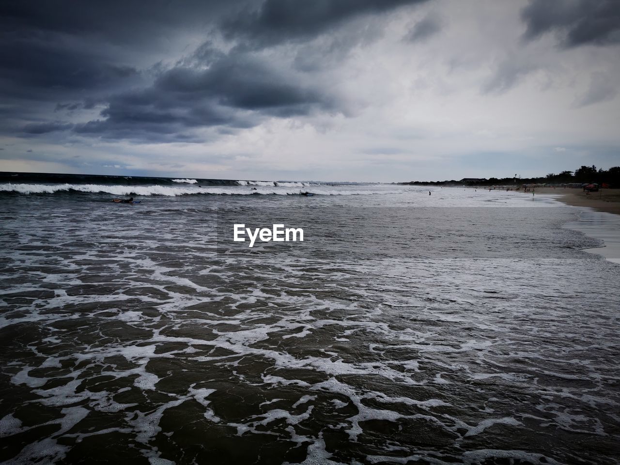 Scenic view of sea against sky at kuta besch, bali