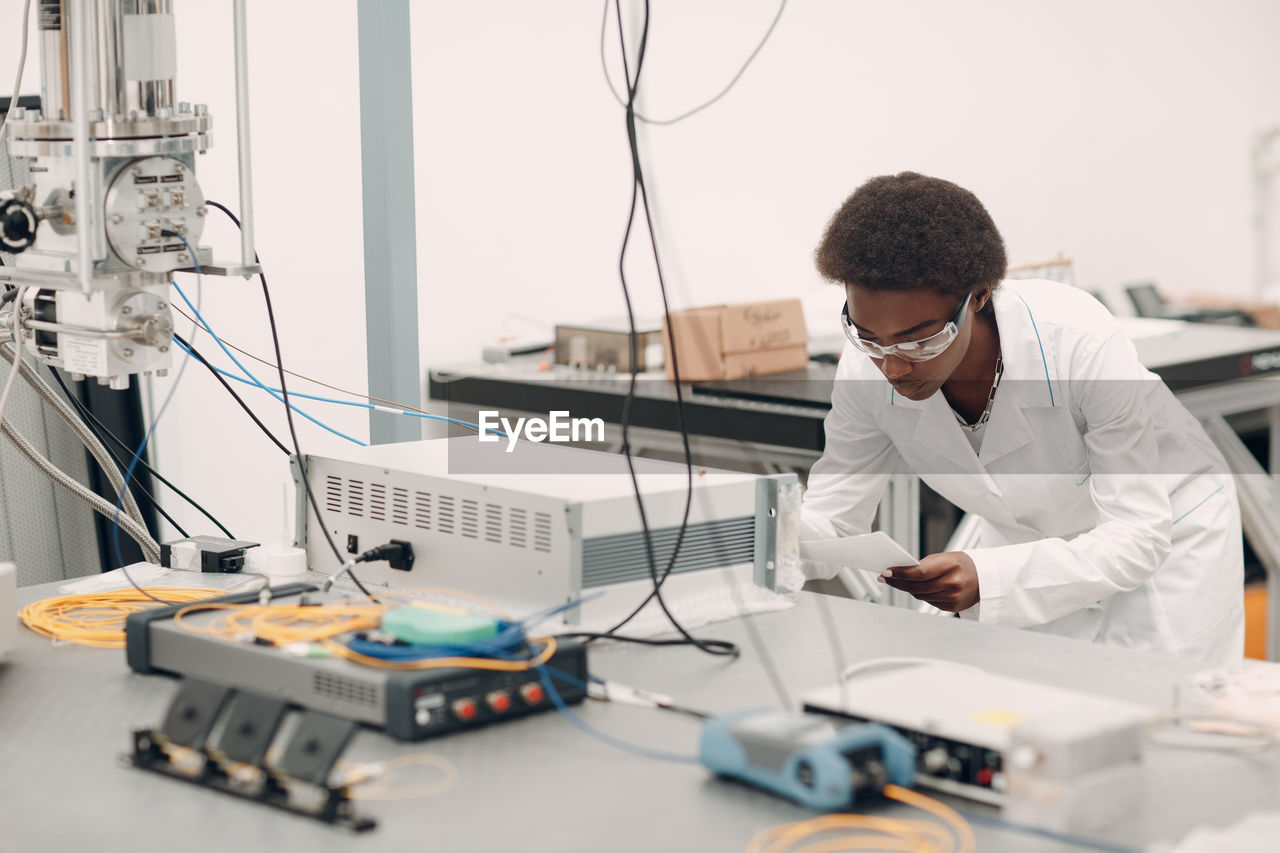 Man working on laptop