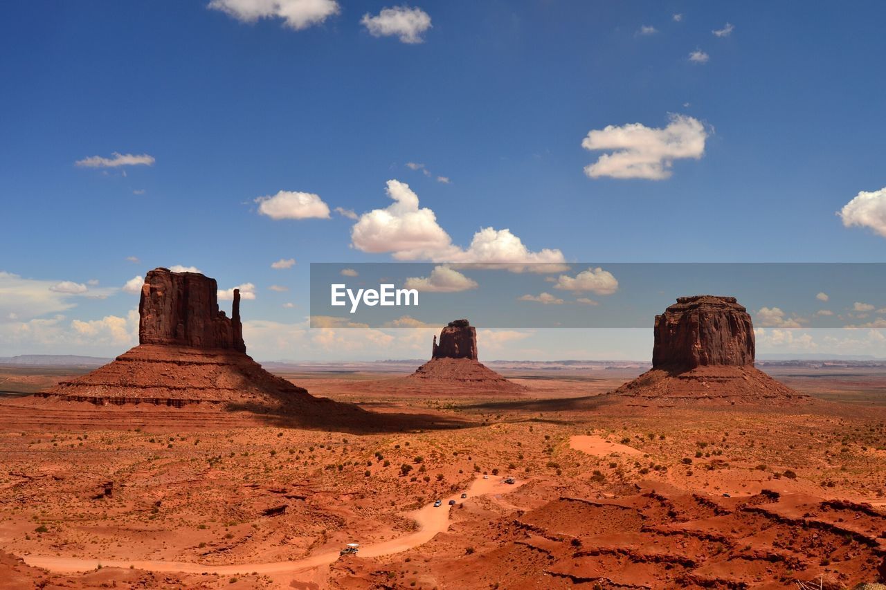Panoramic view of landscape against sky