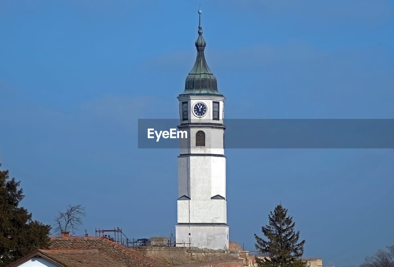 Sahat kula old clock tower on kalemegdan fortress