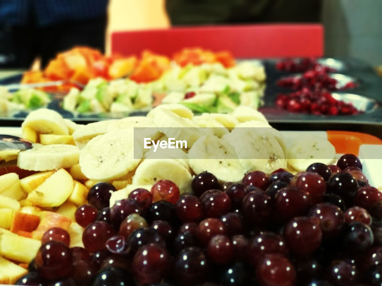 CLOSE-UP OF FRUITS WITH VEGETABLES