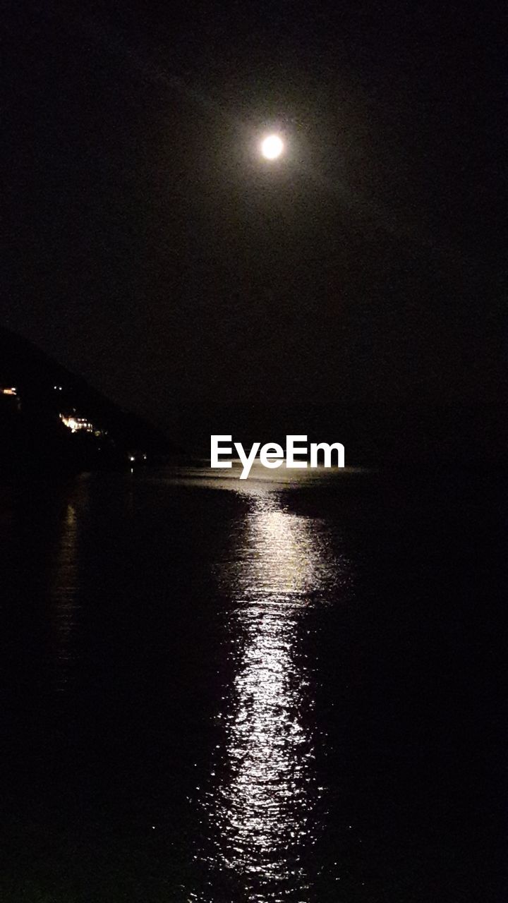 VIEW OF MOON IN WATER