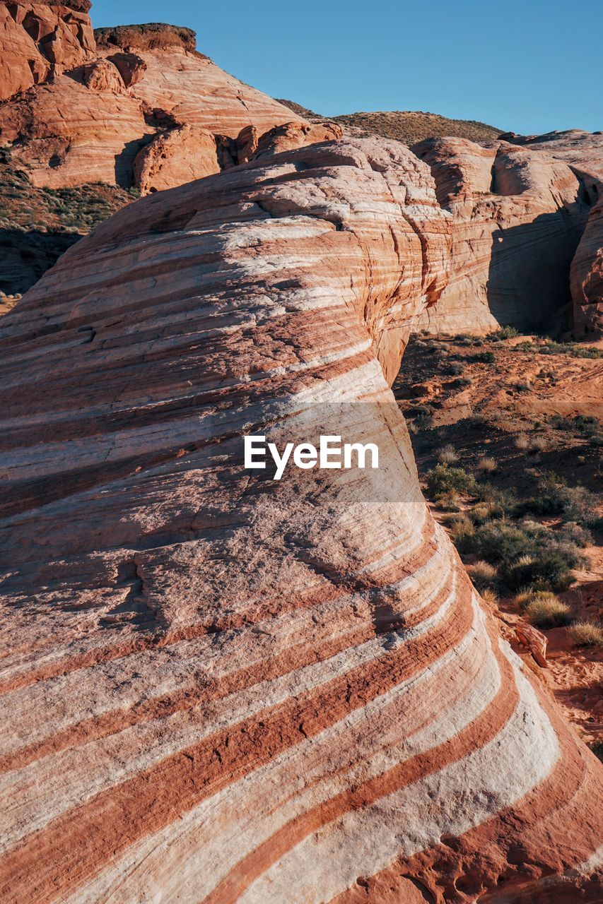 Rock formations at valley of fire