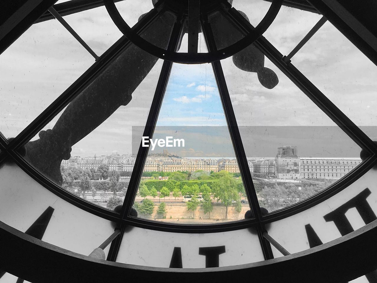 VIEW OF CITY THROUGH WINDOW