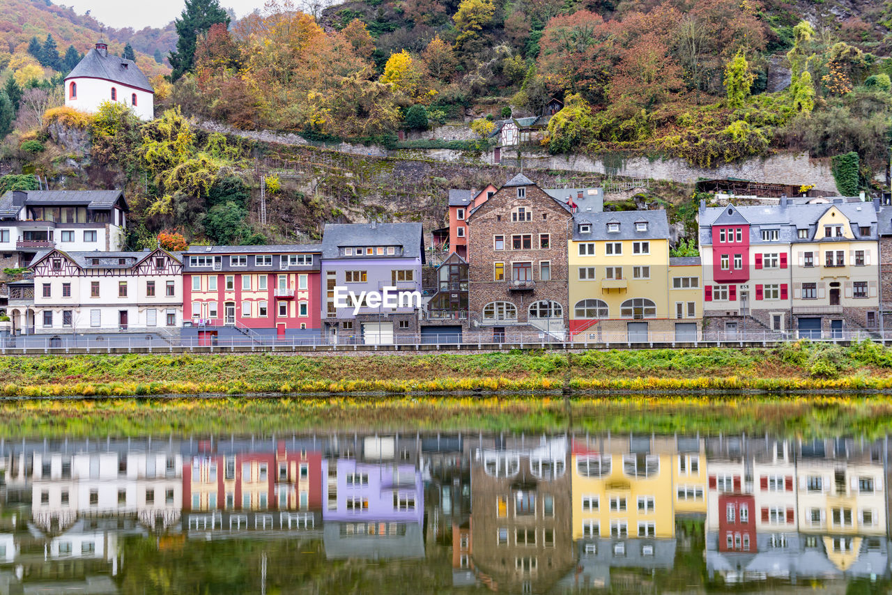 Cochem old town on the moselle river, germany