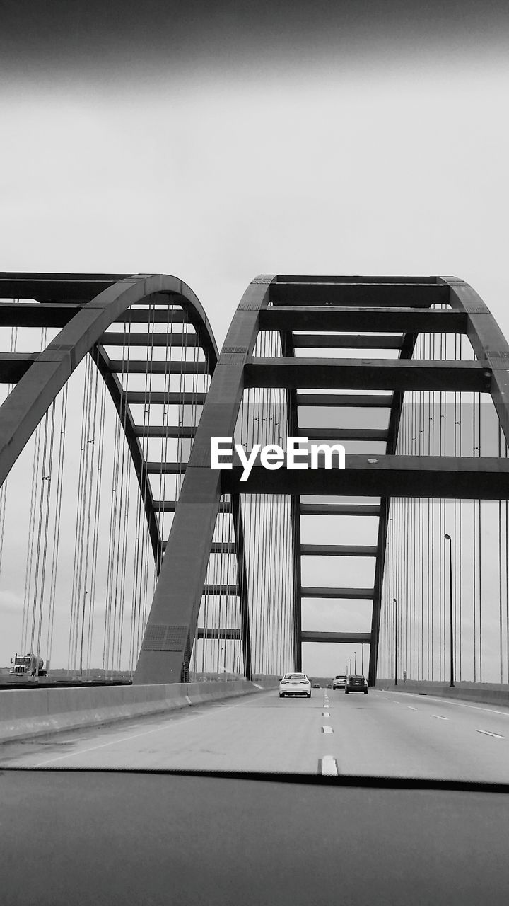 BRIDGE AGAINST CLEAR SKY