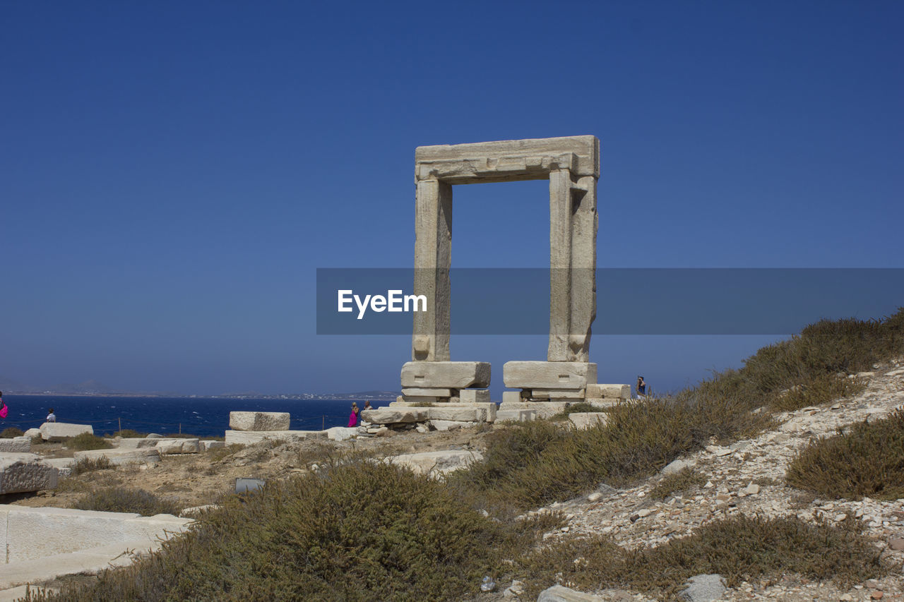 BUILT STRUCTURE ON THE BEACH