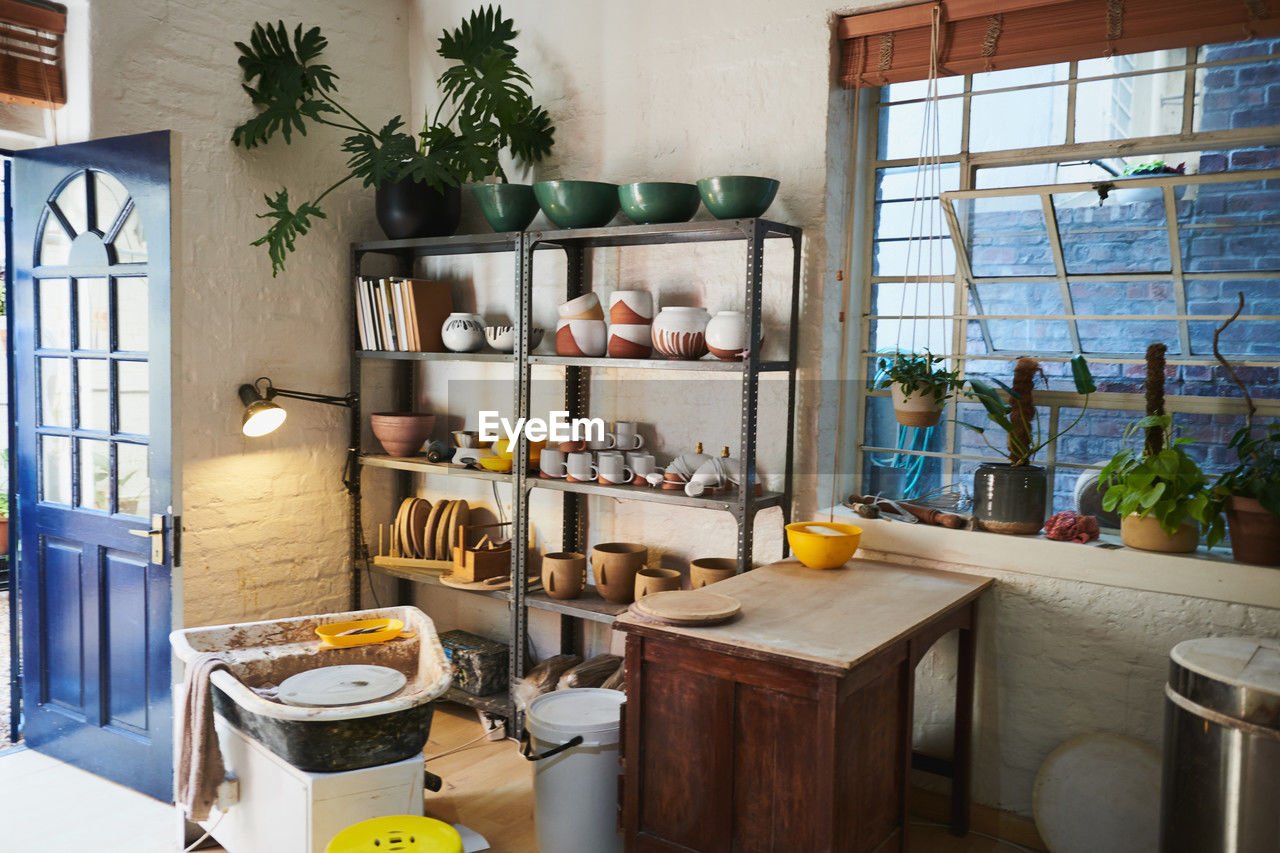 utensils on table at home